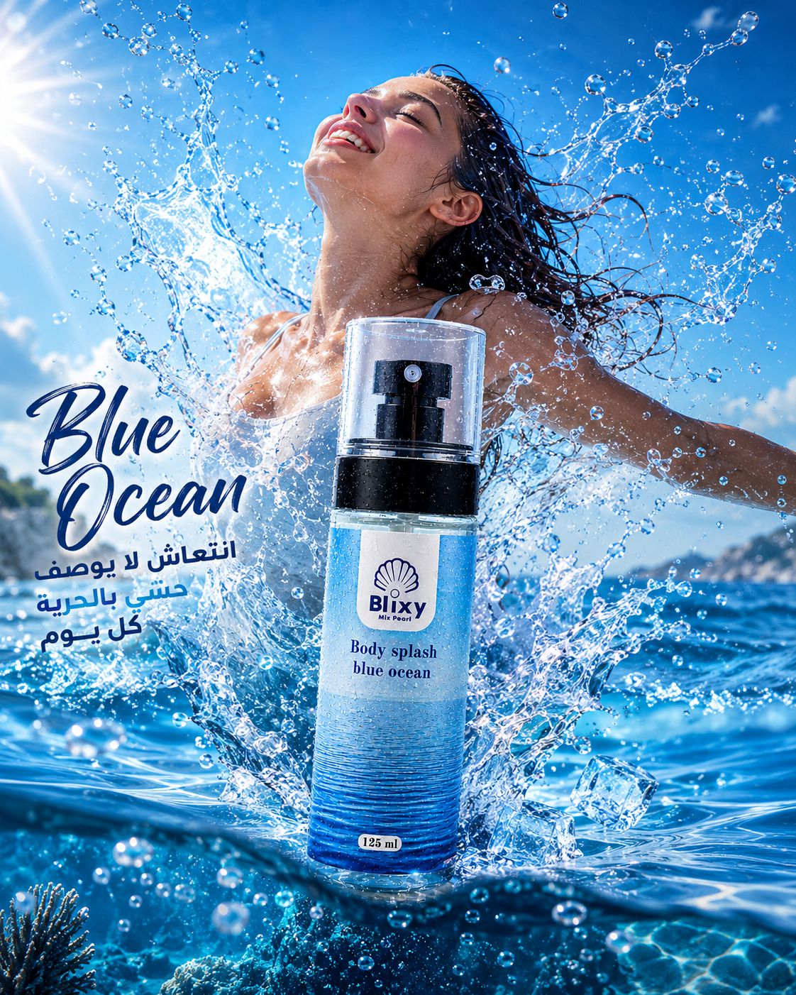 Blixy Blue Ocean – Body Splash